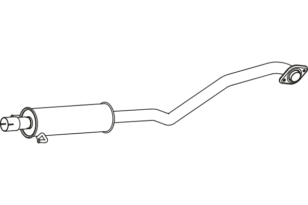 Centre Muffler (P6942)