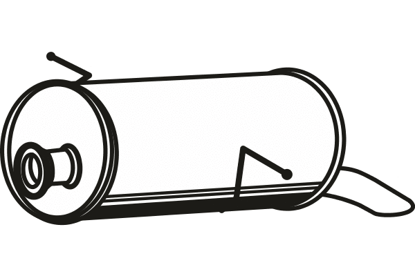 Rear Muffler (P4660)