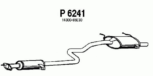 Rear Muffler (P6241)