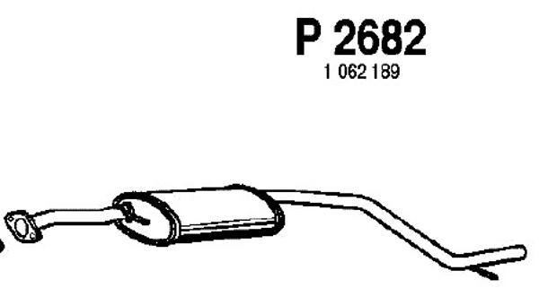Centre Muffler (P2682)
