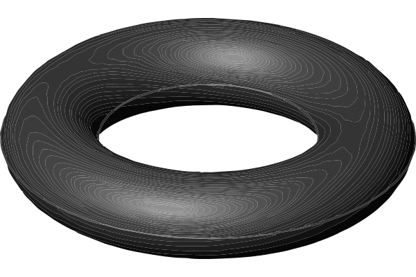 Rubber Strip, exhaust system (X30134)