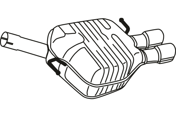 Rear Muffler (P1378)
