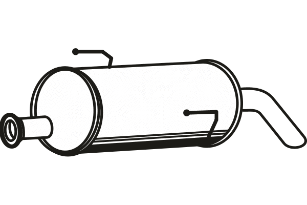 Rear Muffler (P4604)