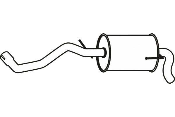 Rear Muffler (P72039)