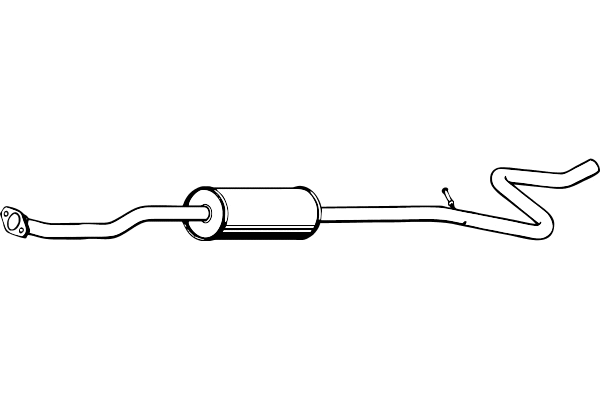 Centre Muffler (P1813)