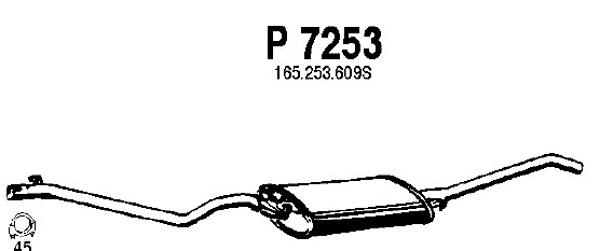 Rear Muffler (P7253)