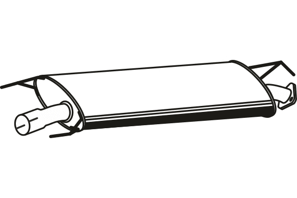 Centre Muffler (P6530)