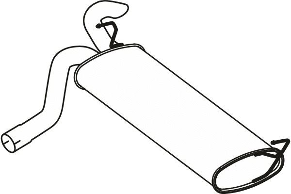 Rear Muffler (P43144)