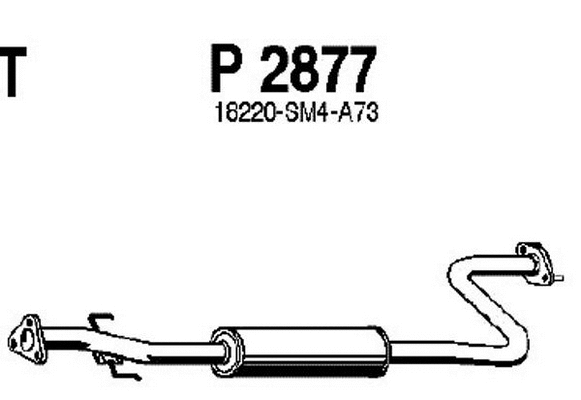 Centre Muffler (P2877)