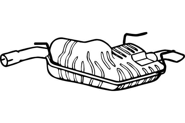 Rear Muffler (P5406)