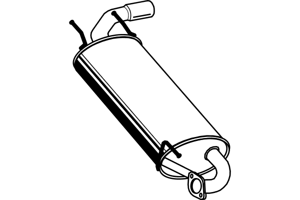 Rear Muffler (P3597)