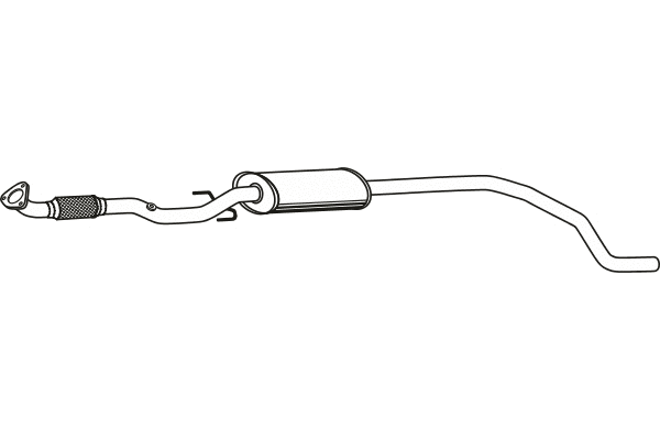 Centre Muffler (P43124)