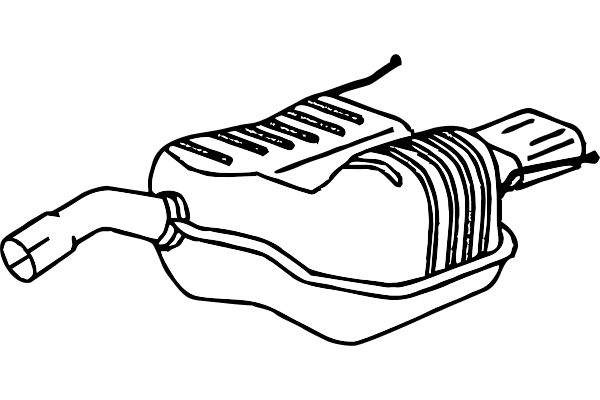 Rear Muffler (P4403)