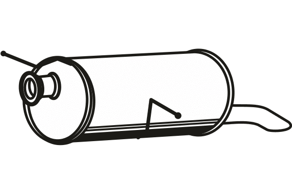 Rear Muffler (P1701)