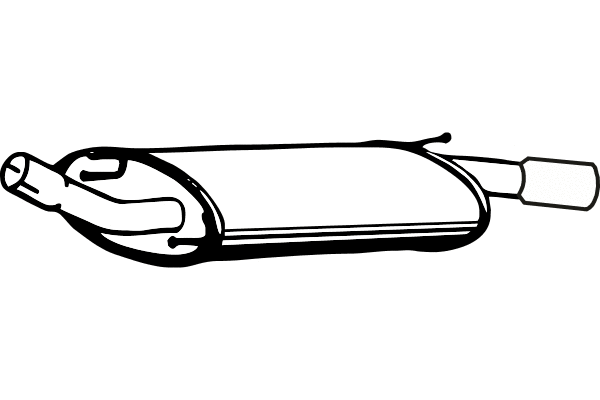Rear Muffler (P2479)