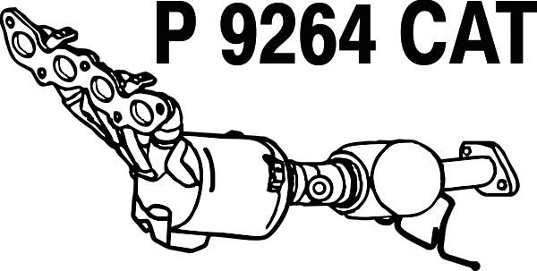 Catalytic Converter (P9264CAT)