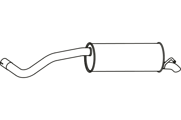 Rear Muffler (P57028)