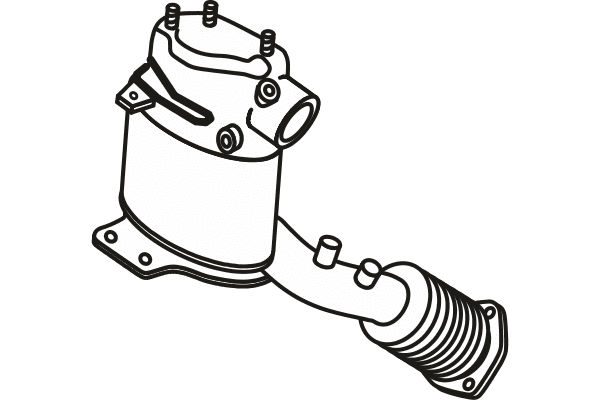 Soot/Particulate Filter, exhaust system (P9835DPF)