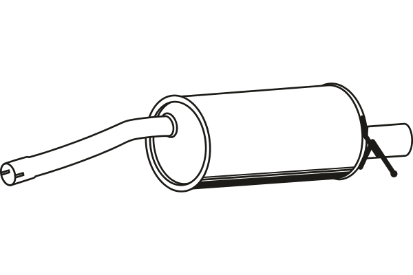 Rear Muffler (P19011)