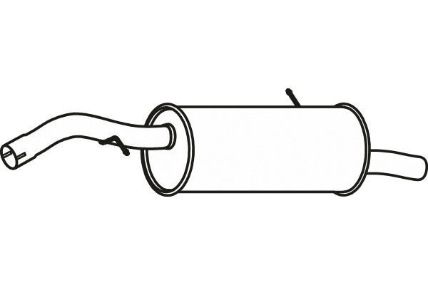 Rear Muffler (P4614)