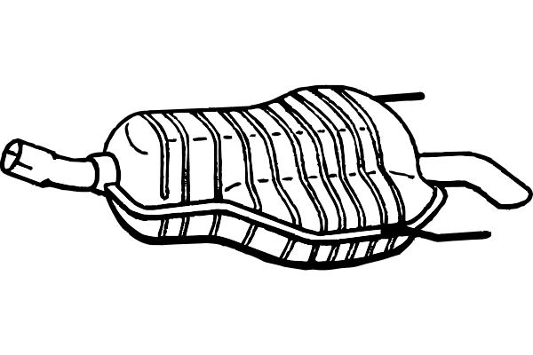 Rear Muffler (P4591)