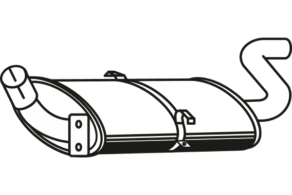Rear Muffler (P7875)