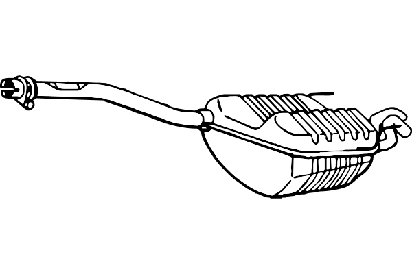Rear Muffler (P3683)