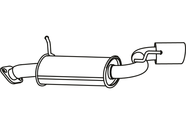 Rear Muffler (P2014)