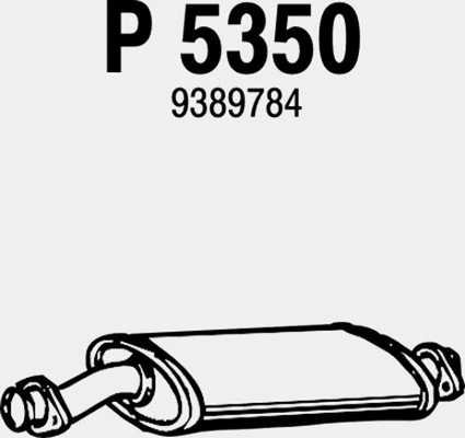 Centre Muffler (P5350)