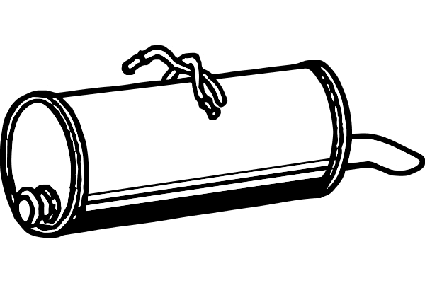 Rear Muffler (P1874)