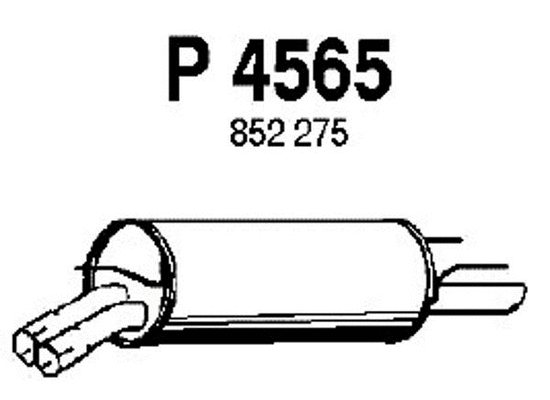 Rear Muffler (P4565)