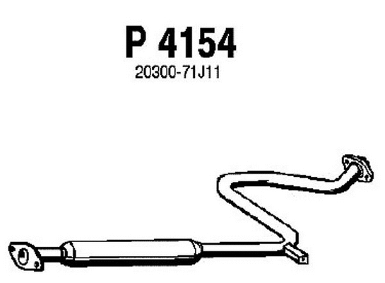 Centre Muffler (P4154)