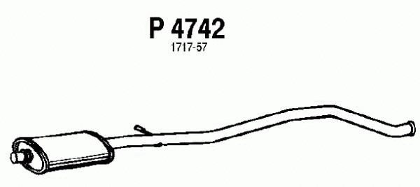 Centre Muffler (P4742)