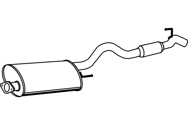 Rear Muffler (P3948)