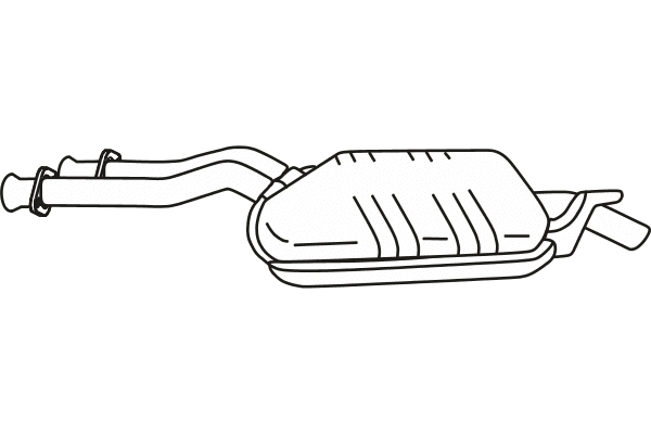 Centre Muffler (P3632)