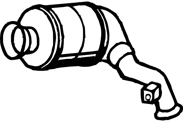 Soot/Particulate Filter, exhaust system (P9932DPF)