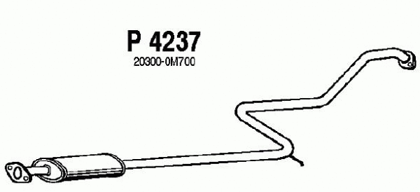 Centre Muffler (P4237)