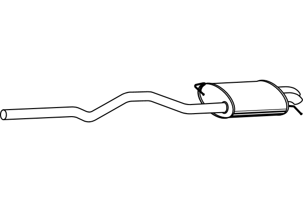 Rear Muffler (P72205)