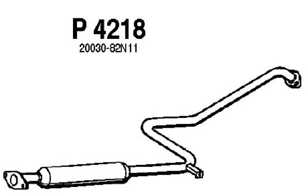 Centre Muffler (P4218)