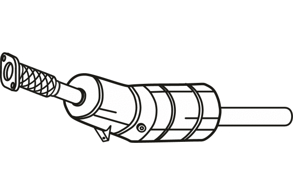 Soot/Particulate Filter, exhaust system (P8863DPF)