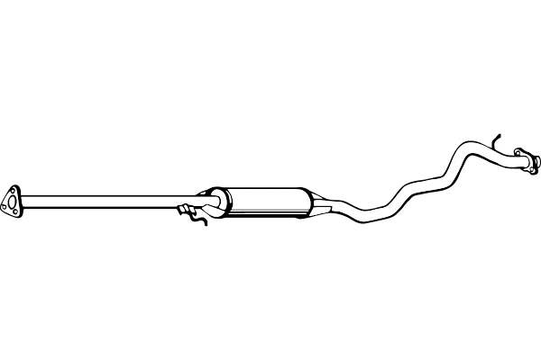 Centre Muffler (P2819)