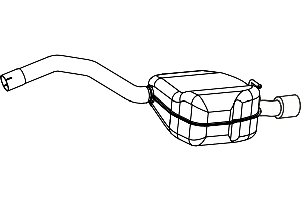 Rear Muffler (P7892)