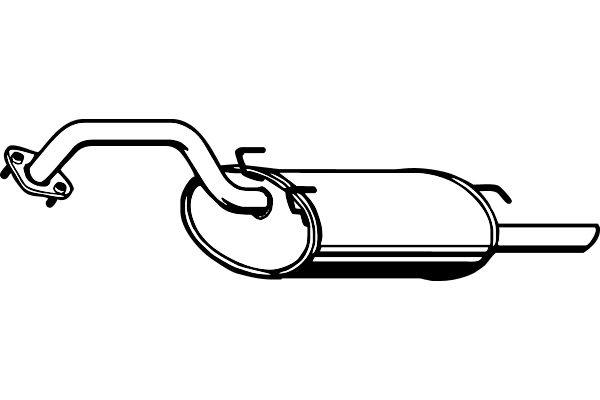 Rear Muffler (P2926)