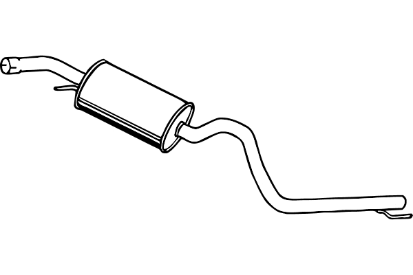 Centre Muffler (P7539)