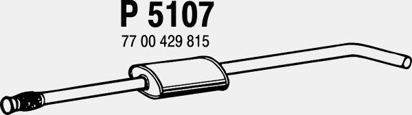 Centre Muffler (P5107)