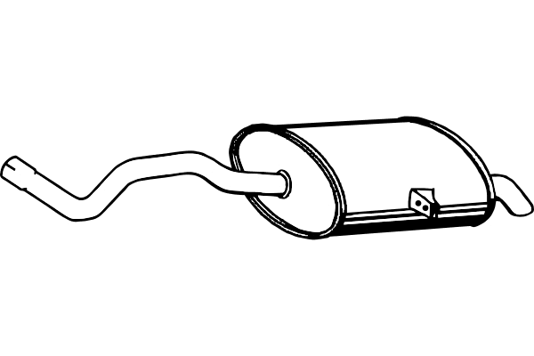 Rear Muffler (P5101)