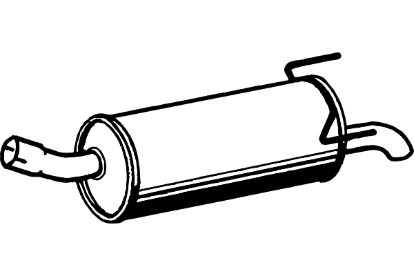 Rear Muffler (P4463)