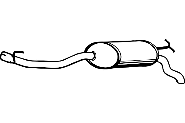 Rear Muffler (P3703)