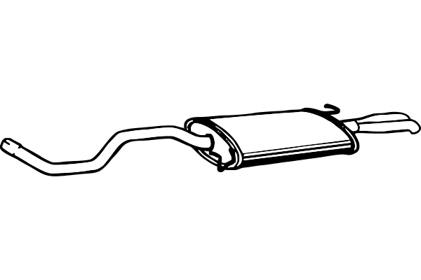 Rear Muffler (P7481)