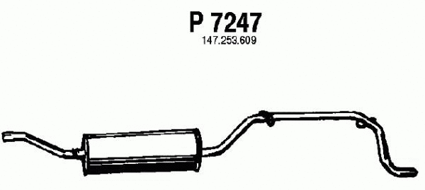 Rear Muffler (P7247)